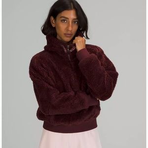 NWT Lululemon Textured Fleece Half Zip